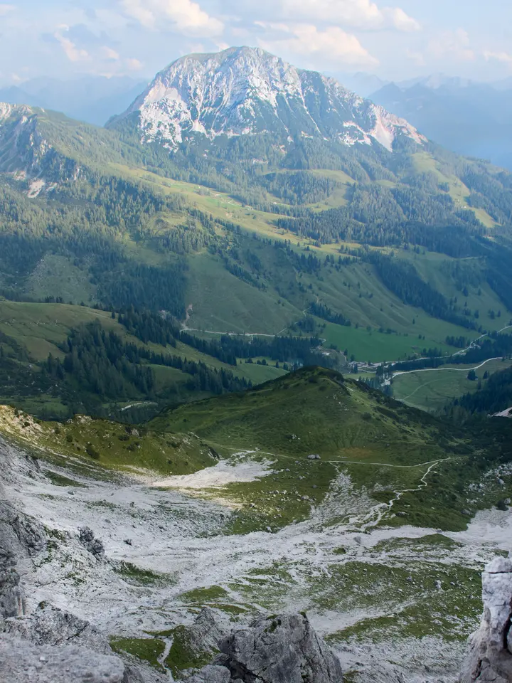 Above the valley